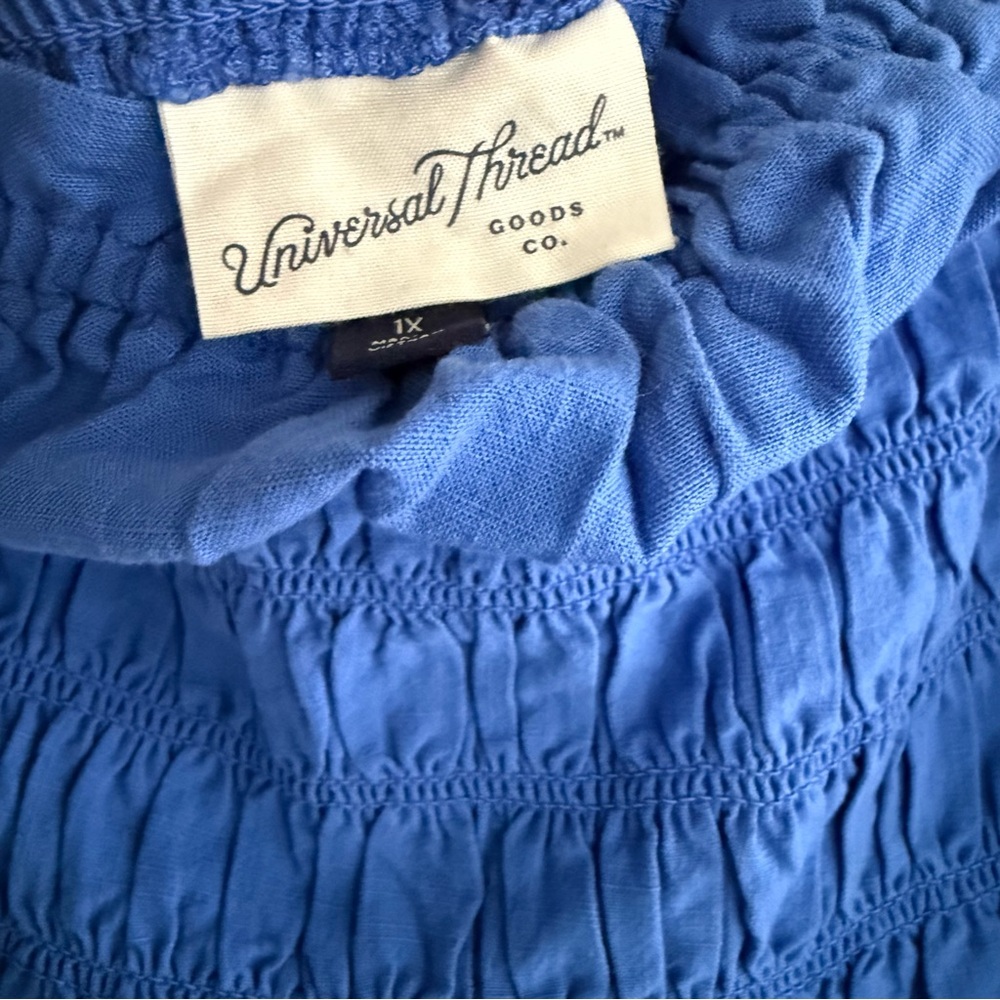 Universal Thread Royal Blue Smocked Dress - Picture 5 of 5